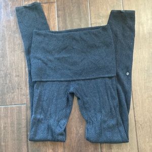Dark gray / black leggings Lululemon size 8.